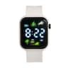 Kids LED Touch Screen Digital Watch with Coconut Tree Pattern and Calendar Display