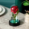Eternal Rose Flower With Colorful BuiltIn Lights For Romantic Gift  Home Decor 6