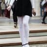 Women's High Waisted Velvet Leggings Seamless Ankle Length Solid Design