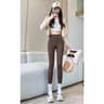 Women's High-Waisted Yoga Leggings Stretch Ankle-Length Workout Pants
