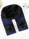 Women's High Waisted Winter Leggings with Thick Velvet Fabric