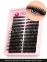 Wispy Cat Eye Cluster Lashes – Fluffy DIY False Eyelash Extensions