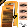 Wispy Cat Eye Cluster Lashes – Fluffy DIY False Eyelash Extensions