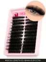 Wispy Cat Eye Cluster Lashes – Fluffy DIY False Eyelash Extensions