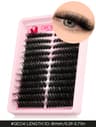 Wispy Cat Eye Cluster Lashes – Fluffy DIY False Eyelash Extensions