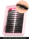 Wispy Cat Eye Cluster Lashes – Fluffy DIY False Eyelash Extensions