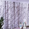 LED Christmas Curtain String Lights with 8 Lighting Modes and USB Power