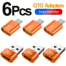 USB-C to USB-A 3.0 OTG Adapter with LED Indicator for Phones and Tablets