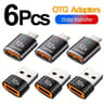 USB-C to USB-A 3.0 OTG Adapter with LED Indicator for Phones and Tablets