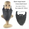 Long Fluffy Fake Beard for Cosplay Halloween Costumes and Stage Performances
