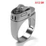 Vintage Lighter Ring Unisex Punk Hip Hop Jewelry In Gold Or Silver Color 8
