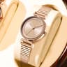 Women's Minimalist Quartz Watch with Stainless Steel Mesh Band and 29mm Dial