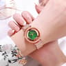 Women's Minimalist Quartz Watch with Round Dial and Bracelet Clasp
