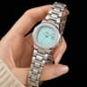 Women's Square Dial Quartz Watch with Stainless Steel Band