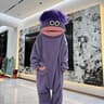 Big Mouth Monster Onesie Pajamas with Hood for Men and Women