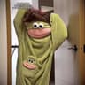 Big Mouth Monster Onesie Pajamas with Hood for Men and Women