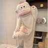 Big Mouth Monster Onesie Pajamas with Hood for Men and Women