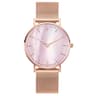 Women's Elegant Quartz Wristwatch with Round Dial and Alloy Band