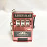 Mini Slot Machine Keychain Zinc Alloy Fruit Machine Charm for Keys and Bags