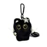Cute Black Cat Plush Keychain Kawaii Cartoon Bag Charm And Keyring Accessory 6