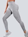 Women's Seamless High-Waisted Yoga Leggings with Booty Lifting Design