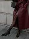 Women's Black Floral Lace Fishnet Tights High-Waisted Sheer Pantyhose