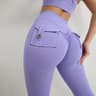 Women's High Waist Seamless Yoga Leggings with Pockets and Stretch Fit