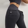 Women's High Waist Seamless Yoga Leggings with Pockets and Stretch Fit