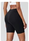 Womens High Waisted Yoga Shorts With Side Stripes And Tummy Control 6