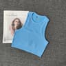 Women's Seamless Push Up Tank Top with Striped Y2K Style