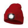 Rechargeable LED Light Beanie Hat Warm Cotton Knit Winter Cap for Men and Women