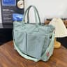 Womens Corduroy Tote Bag With Zipper Closure And Interior Pockets 6