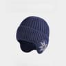 Men's Knit Winter Hat with Ear Protection for Outdoor Cycling and Casual Wear