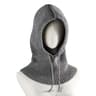 Knitted Balaclava Hat with Drawstring Hood and Neck Warmer for Winter