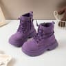 PU Leather Autumn Fashion Boots For Girls, Trend Teenager Girl's Boots, Waterproof Platform Kids Boots