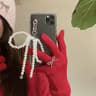 PearlCharm Aesthetic Bow  Heart Keychain Bag Accessory 5