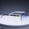 Classic Unisex Rimless Sunglasses Small Square Frameless Travel Shades With UV Protection 8