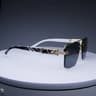 Classic Unisex Rimless Sunglasses Small Square Frameless Travel Shades With UV Protection 9