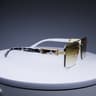 Classic Unisex Rimless Sunglasses Small Square Frameless Travel Shades With UV Protection 7