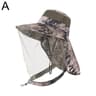 Mosquito Net Sun Hat UV Protection Fishing And Camping Wide Brim Outdoor Hat Mesh Face Mask 5