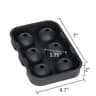 Premium Silicone Ice Cube Tray With Lid For Perfect Whiskey Ice Balls And Cocktails 6