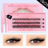 GROINNEYA DIY Lash Clusters Kit With Lash Extension Kit Bond  Seal Tweezers  Individual Lashes 7