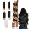 Hair Styler Hot Air Brush  Hair Dryer Brush Curling And Straightening Set 5