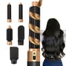 Hair Styler Hot Air Brush  Hair Dryer Brush Curling And Straightening Set 7