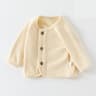 Spring Autumn Knitted Kids Cardigan Solid Color, Baby Sweaters For Boys Girls, Back To School Infant Outerwear Coats