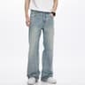 Light Blue Streetwear Loose Fit Bootcut Jeans Spring Jeans For Men Flared Pants Mens Trousers Quali 4