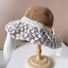 Elegant Floral Lace Wide Brim Sun Hat – Foldable Straw Beach Hat for Summer Travel & Vacation