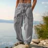 Mens Cotton Linen Trousers