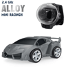 Mini Watch Car Parent Child Interaction Remote Control Car Electric Alloy Childrens Watch Racing To 15