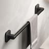 Self Adhesive Bathroom Towel Holder No Drilling Modern Black  White Towel Rack For Easy Installatio 0